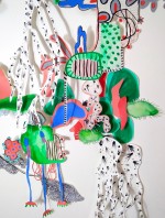 Stormy travels through spotted ponds (detail) 2022 by Fiona Cabassi