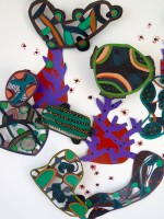 pop & shimmer (detail) 2020 by Fiona Cabassi